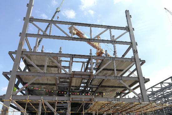 Shromážděné budovy ｜ Zavádění pokročilých zralých a platných nových technologií sestavené ocelové rámečky propojené příhradové strukturální systém